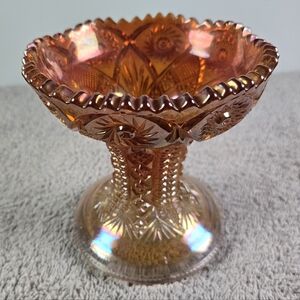 Imperial Carnival Glass Punch Bowl Stand